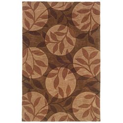 Urban Fashions Contemporary Hand tufted Brown Rug (79 X 99)
