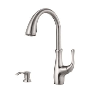 Pfister Vosa Stainless Steel 1 Handle Pull Down Kitchen Faucet