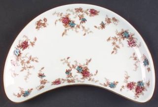 Minton Ancestral (Wreath Backstamp) Crescent Salad Plate, Fine China Dinnerware