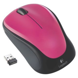 Logitech M317 Wireless Mouse   Pink/Black (910 0
