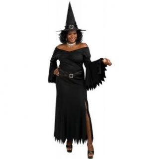 Classy Witch Costume   Plus Size   Dress Size 16 20 Clothing