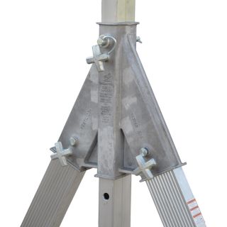 Vestil Aluminum Gantry Crane — Adjustable Height, 2000-Lb. Capacity, 10ft.L x 6in.H Beam, 9ft.6in. to 12ft. Under I-Beam Range, Model# AHA-2-10-12  Gantry Cranes