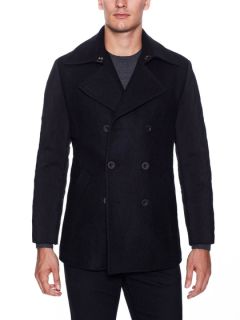 Double Breasted Quilted Sleeve Coat by D By D