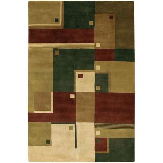 Traditional Hand knotted Mandara Multicolor Wool Rug (5 X 76)
