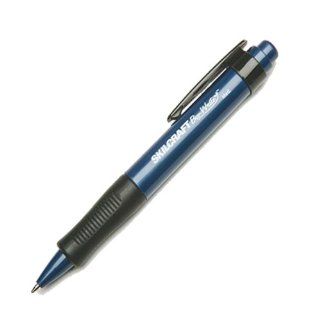 Skilcraft Bio Write Ergonomic Retractable Pen, Medium Point, Blue Ink, Box of 12 (7520 01 424 4854)  Rollerball Pens 