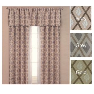 Brielle Home Yorkshire Lined Panel Curtain   Optional Valance