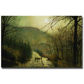 John Grimshaw 'Forge Valley' Canvas Art Trademark Fine Art Canvas