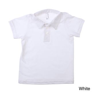 American Apparel American Apparel Kids Fine Jersey Leisure Polo Shirt White Size 4T