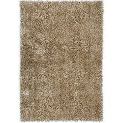 Handwoven Brown Shag Accent Rug (2 X 3)