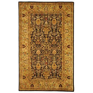 Handmade Persian Legend Blue/gold Wool Area Rug (5 X 8)