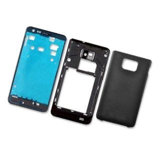Generic Black Full Housing Battery Back Cover Case for SAMSUNG Galaxy S2 i9100 Cell Phones & Accessories