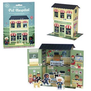 create your own pet hospital activity kit by clockwork soldier