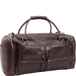 Vagabond Traveler NESTOR   Leather Overnight Travel Duffle Bag