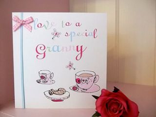 'love to a special granny' card by laura sherratt designs