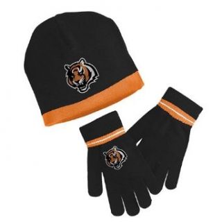 Reebok Cincinnati Bengals Knit Hat and Gloves Set   Childrens Clothing