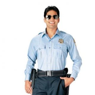 Light Blue Genuine Police and Security Issue Uniform Shirts Military Apparel Shirts Clothing