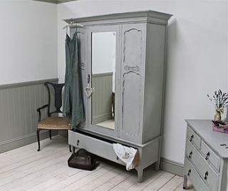 distressed vintage double wardrobe by distressed but not forsaken