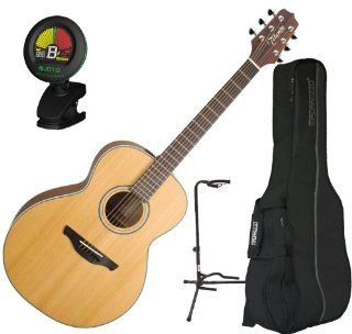 Takamine GS430S G NEX Acoustic Guitar (Satin Cedar) w/ Guitar Stand, Tuner, and Gig Bag Musical Instruments