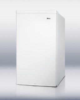 Summit CM420ES Under 20" Wide Compact Refrigerator Freezer in White with Front Lock CM420ES Appliances