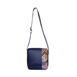 mixed print cross body bag by mefie