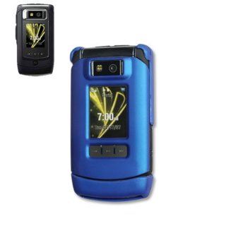 Hard Protector Skin Cover Cell Phone Case for Mororola renegade V950 Nextel   Navy Blue Cell Phones & Accessories