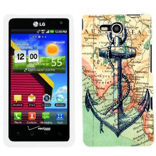 LG Lucid Nautical Anchor Phone Case Cover Cell Phones & Accessories