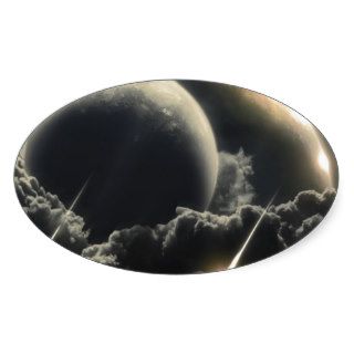 End of the World, Impact meteorite Oval Sticker
