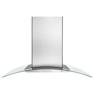 Whirlpool Gold Ducted Island Range Hood (Stainless) (Common 36 in; Actual 36 in)