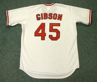 BOB GIBSON St. Louis Cardinals 1975 Majestic Cooperstown Throwback Home Baseball Jersey, LARGE  Sports Fan Baseball And Softball Jerseys  Sports & Outdoors
