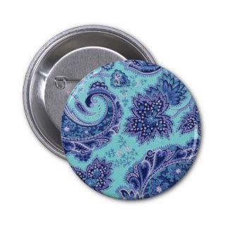 Blue Decorative Pattern Buttons