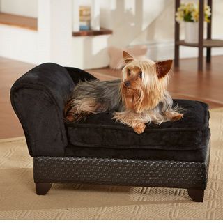 Enchanted Home Pet Ultra Plush Basket Weave Storage Bed Pet Sofas & Furniture