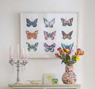 butterfly wall hanging by lulu and nat