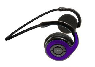 Jarv Joggerz BT 301 Sport Bluetooth Headphones with Built In Microphone, Purple Cell Phones & Accessories