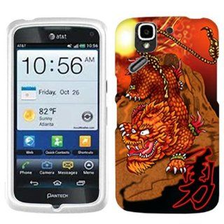 Pantech Flex Sun Dragon Hard Case Phone Cover Cell Phones & Accessories