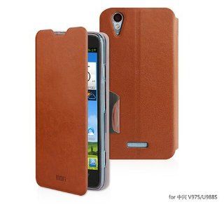 BPS MOFI Cell Phone Holster for ZTE Geek V975 Protective Case Brown color Cell Phones & Accessories