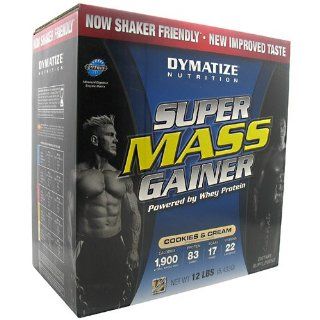 Super Mass Gainer 12 lbs (5,433g) Cookies & Health & Personal Care