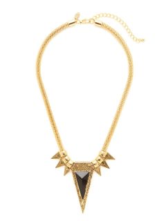 Gold Dagger Pendant Necklace by Cara Couture Jewelry