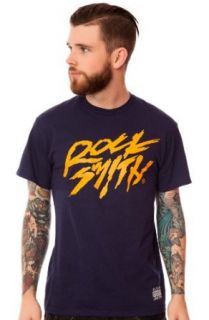 RockSmith Men's Script Logo Tee Extra Extra Extra Large Navy at  Mens Clothing store