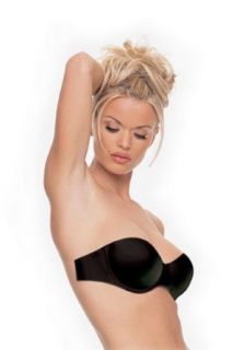 Leg Avenue Strapless Bra (DOUBLE PACK), Blac/Nude, A Clothing