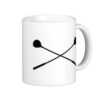 golf clubs crossed mug