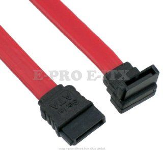 6" SATA Data Cable with 180 degree and Low Profile Right Angle Connector Computers & Accessories