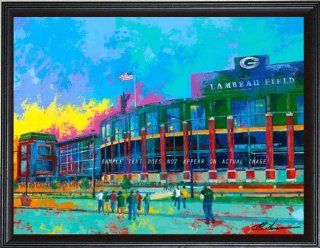 Green Bay Packers   "Lambeau Field"   Wall   Framed Giclee  Prints  Sports & Outdoors