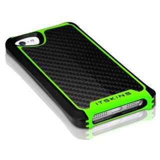 Itskins Fusion Carbon Core iPhone 5 Case   Green Cell Phones & Accessories