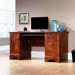Sauder Woodworking / Computer Desk (Brushed Maple) (29.016"H x 59.449"W x 23.465"D)   Office Desks