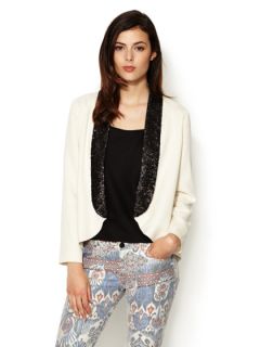 Sequin Spread Lapel Blazer by Beyond Vintage