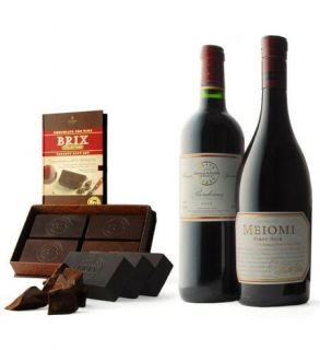 BRIX Chocolate for Bordeaux and Pinot Wine Gift Set Wine