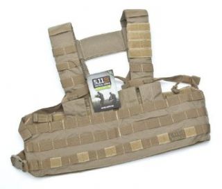5.11 Tactec Chest Rig, Sandstone (56061 328)  Tactical And Duty Equipment  Sports & Outdoors