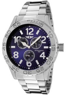 I by Invicta 41704 002  Watches,Mens Blue Dial Stainless Steel, Casual I by Invicta Quartz Watches