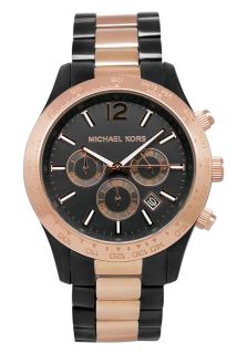 Michael Kors MK8208  Watches,Mens Layton Black Dial Two Tone, Chronograph Michael Kors Quartz Watches