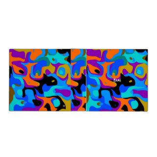 Binder Zizzago Abstract Multi Color Fun 2 Vinyl Binders